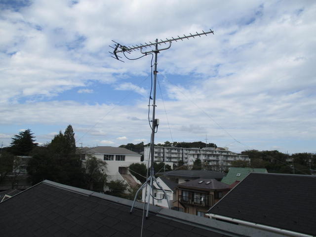 アンテナ支線を簡易補修