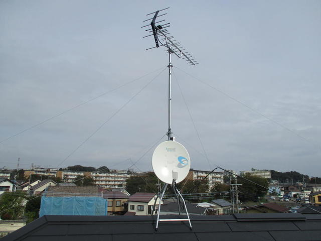 地デジ+4k8k対応BS混合工事