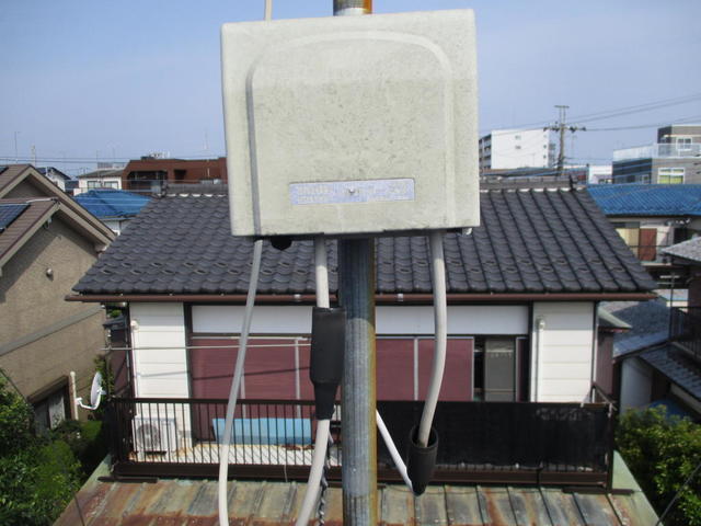 ブースターの防水キャップが外れ