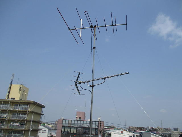 既存アンテナの受信不良
