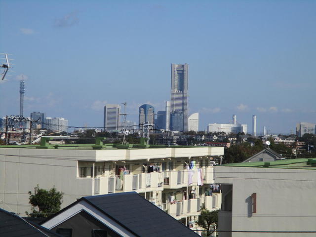 肉眼でも横浜ランドマーク