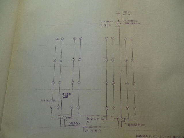 マンション分配図面(ダイヤブロック)