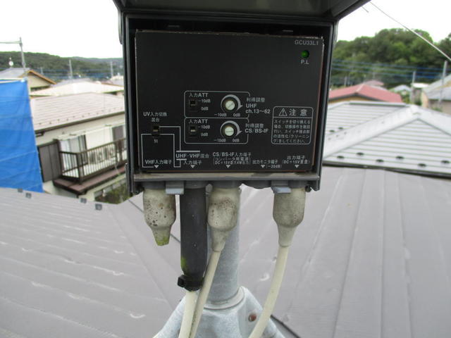BS混合ブースターの設定