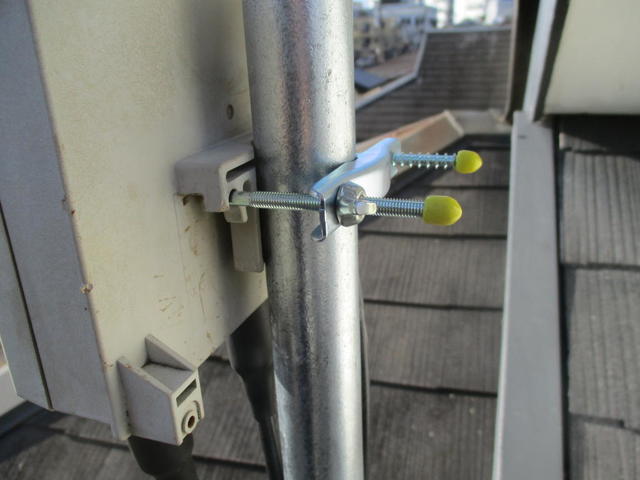 アンテナ建て替え工事費用を抑える為に既存ブースターを再利用