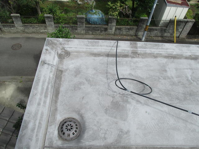 建物引き込み配線まで渡り配線引き回し