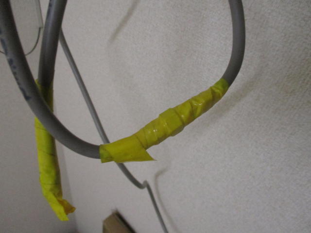 最後まで若干意味不明な直結配線を分配器に接続直し