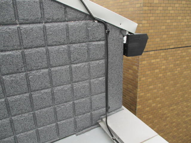 建物引き込み配線位置まで渡り配線新設引き回し