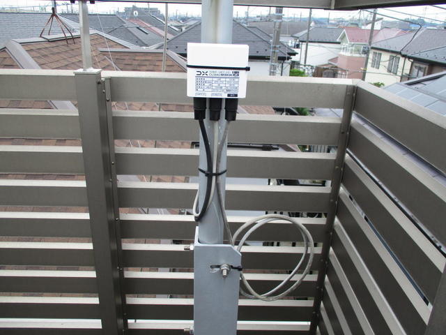 お客様のご決断で地デジ+BS混合ブースターを交換