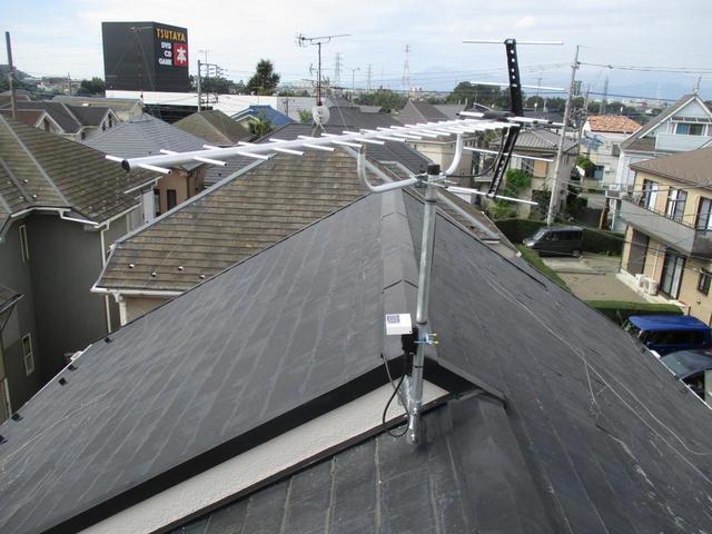 アンテナ建て替え工事