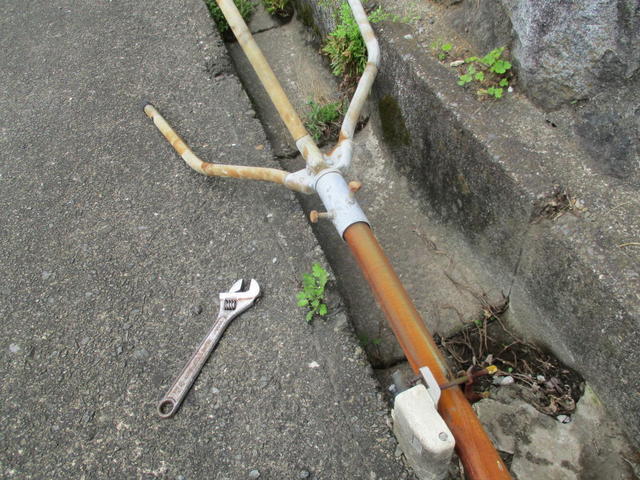 20年程度経過した屋根馬