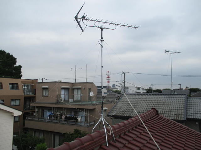 アンテナ建て替え工事