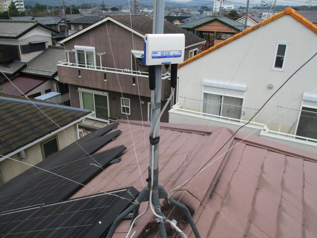 ブースター交換のみでアンテナ修理対応