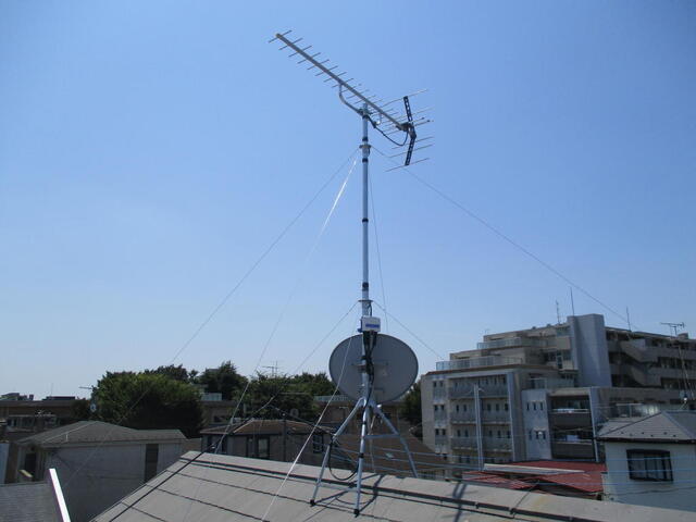 後日アンテナ建て替え工事(BS混合工事)