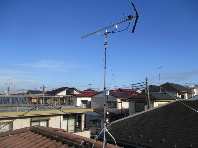 アンテナ建て替え工事