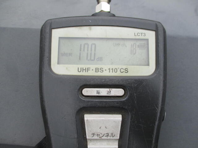 神奈川放送(TVK:18ch)CN比は受信基準値以下で厳しい