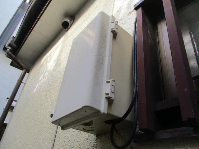 建物裏側にウォールボックス