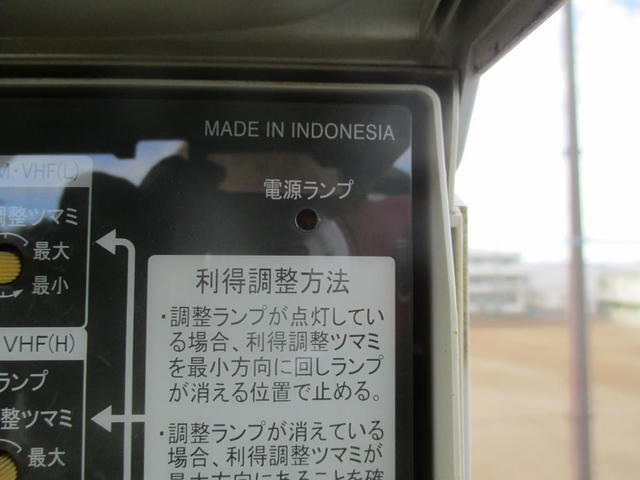 ブースタ電源供給が出来て無く、ランプが消えてました
